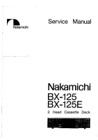 Nakamichi BX-125-Service-Manual